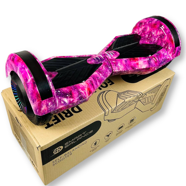 Гироборд Smart Balance 8" PRO 2021 Фиолетовый космос - Фото 1 Гироборд Smart Balance 8" PRO 2021 Фиолетовый космос - изображение 1