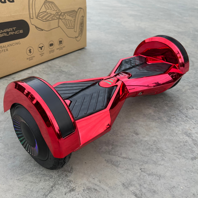 Гироборд Smart Balance 8" PRO 2021 Красный хром - Фото 4 Гироборд Smart Balance 8" PRO 2021 Красный хром - изображение 4