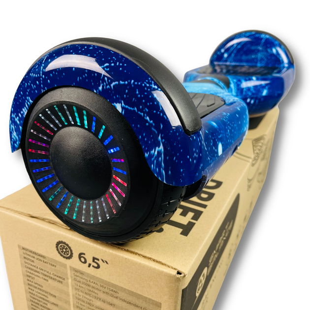 Гіроборд SMART BALANCE U6 Pro 2024 6.5" Синій космос+ Bluetooth колонка і підсвітка колес - Фото 4 Гіроборд SMART BALANCE U6 Pro 2024 6.5" Синій космос+ Bluetooth колонка і підсвітка колес - зображення 4