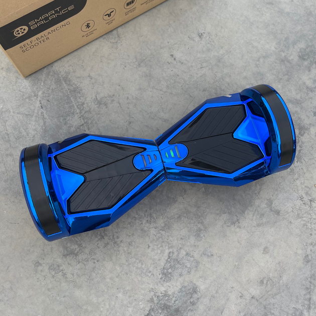 Гироборд Smart Balance 8" PRO 2021 Синий хром - Фото 3 Гироборд Smart Balance 8" PRO 2021 Синий хром - изображение 3