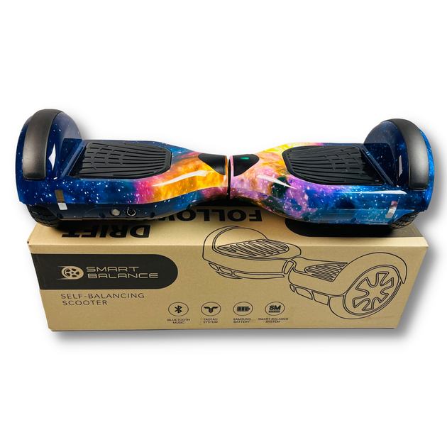 Гироборд SMART BALANCE U6 Pro 2024 6.5" Галактика + Bluetooth колонка и подсветка колес - изображение 2