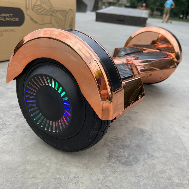 Гироборд Smart Balance 8" PRO 2021 Персиковый хром - Фото 2 Гироборд Smart Balance 8" PRO 2021 Персиковый хром - изображение 2