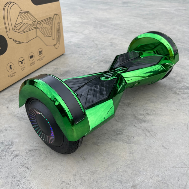 Гироборд Smart Balance 8" PRO 2021 Зеленый хром - изображение 3
