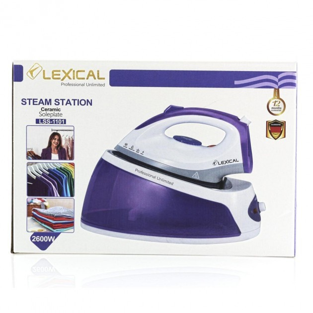 Утюг-парогенератор Lexical LSS-1101 2600W Бело-фиолетовый - Фото 5 Утюг-парогенератор Lexical LSS-1101 2600W Бело-фиолетовый - изображение 5