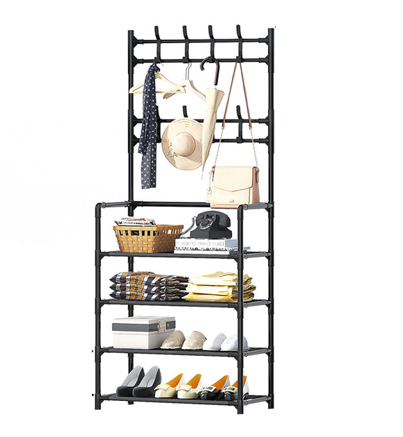 Вешалка для одежды New simple floor clothes rack 60х29.5х151см - зображення 2