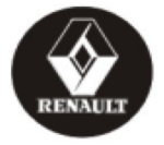 Захисні ковпачки на ніпелі CountryMan RENAULT (Рено) 4 шт. Логотип + Напис Чорний - зображення 2