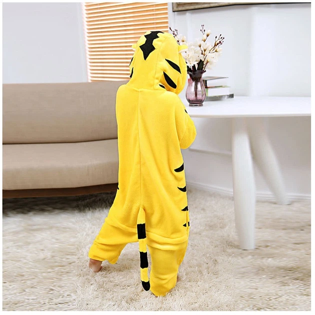 Пижама Кигуруми Kigurumi Тигр Для Детей И Подростков Желтый 100-110 см. (2044) - Фото 4 Пижама Кигуруми Kigurumi Тигр Для Детей И Подростков Желтый 100-110 см. (2044) - изображение 4