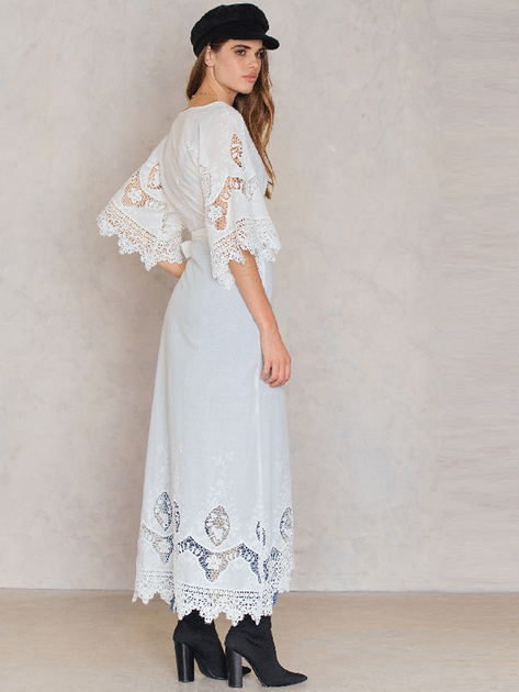 Сукня NA-KD 1428100034 XS (90819XS) Білий - зображення 2