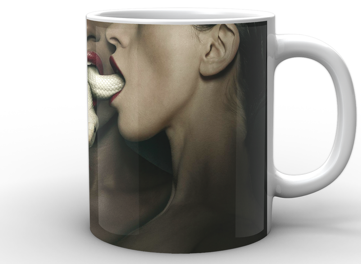 Чашка с принтом American Horror Story Американская История Ужасов змея AH 02.020 Кружка керамическая 0,33 - изображение 3