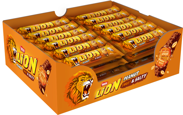 Акція на Упаковка батончиків Lion з арахісом 48 шт х 40 г від Rozetka