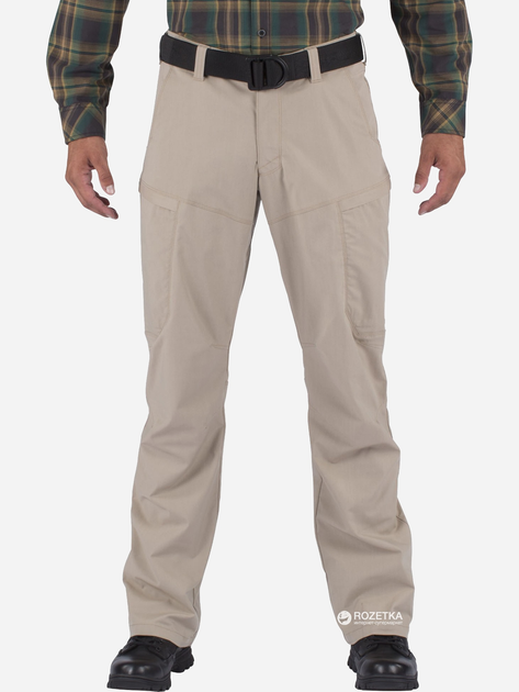 Брюки тактические 5.11 Tactical Apex Pants 74434 W28/L36 Khaki (2000980382675) - изображение 1