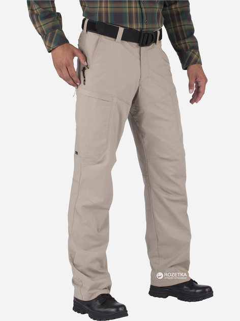 Штани тактичні 5.11 Tactical Apex Pants 74434 W30/L32 Khaki (2000980382699) - зображення 2