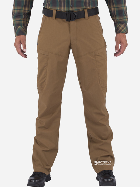 Брюки тактические 5.11 Tactical Apex Pants 74434 W30/L30 Battle Brown (2000980383160) - изображение 1