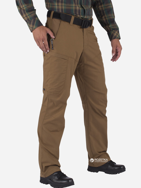 Штани тактичні 5.11 Tactical Apex Pants 74434 W33/L32 Battle Brown (2000980383290) - зображення 2