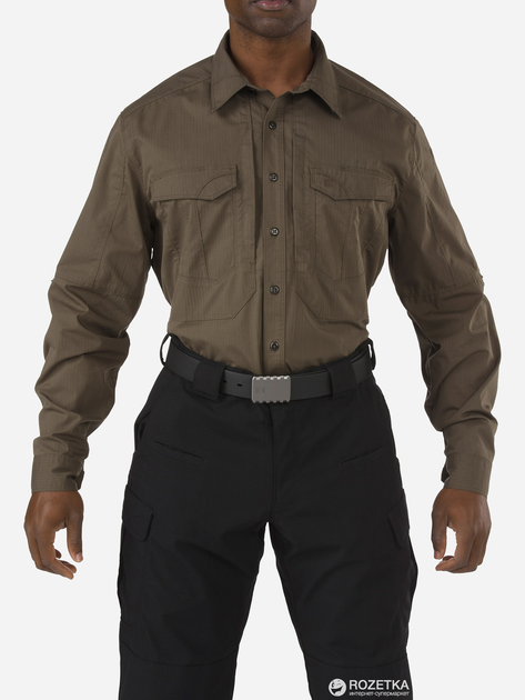 Рубашка тактическая 5.11 Tactical Stryke Long Sleeve Shirt 72399 M Tundra (2000980374151) - изображение 1