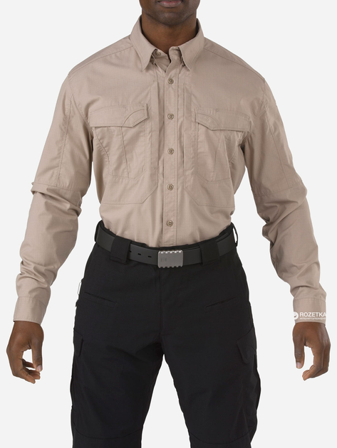 Рубашка тактическая 5.11 Tactical Stryke Long Sleeve Shirt 72399 S Khaki (2000980374038) - изображение 1