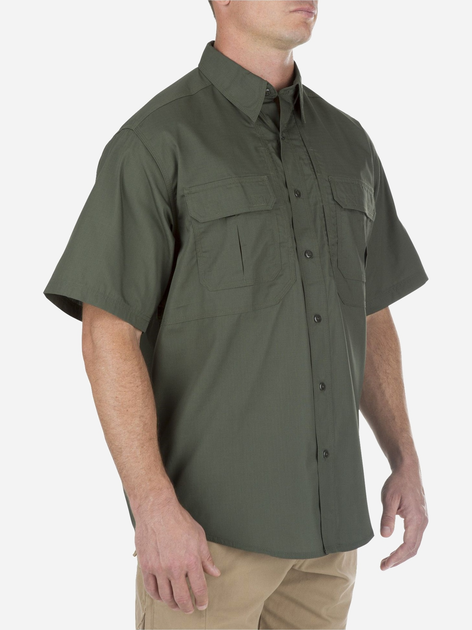 Рубашка тактическая 5.11 Tactical Taclite Pro Short Sleeve 71175 L TDU Green (2000000110776) - изображение 2