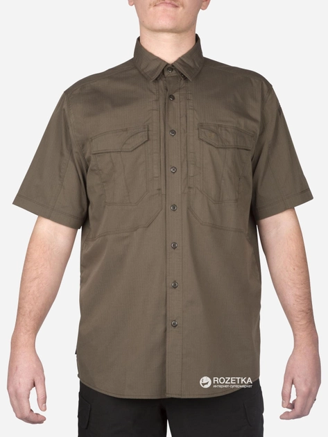 Рубашка тактическая 5.11 Tactical Stryke Shirt - Short Sleeve 71354 S Tundra (2000980390892) - изображение 1