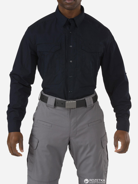 Рубашка тактическая 5.11 Tactical Stryke Long Sleeve Shirt 72399 XS Dark Navy (2000980416806) - изображение 1