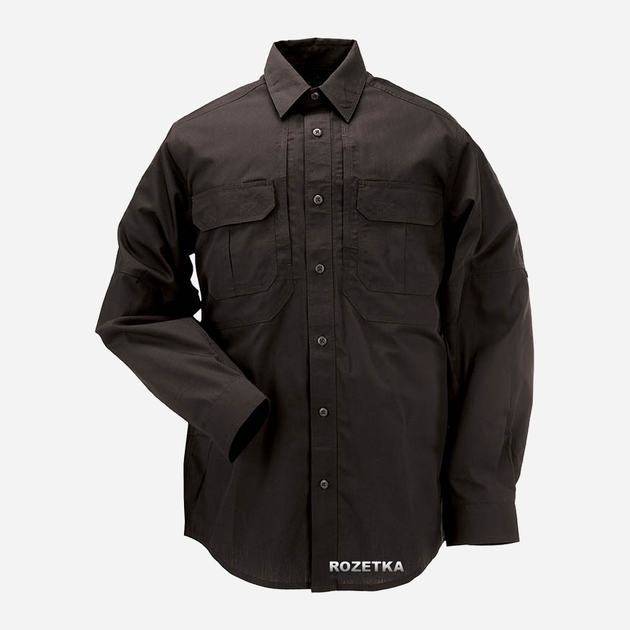 Рубашка тактическая 5.11 Tactical Taclite Pro Long Sleeve Shirt 72175 XL Black (2000000111841) - изображение 1