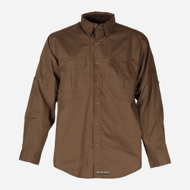 Рубашка тактическая 5.11 Tactical Taclite Pro Long Sleeve Shirt 72175 S Battle Brown (2000980353767) - изображение 1