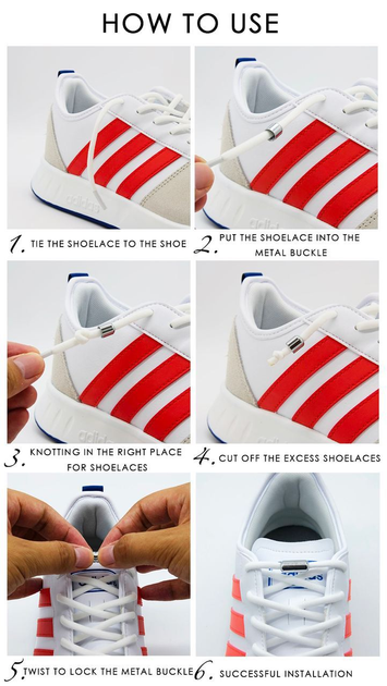 ROZETKA | Шнурки для обуви эластичные с фиксатором S&M антишнурки с .