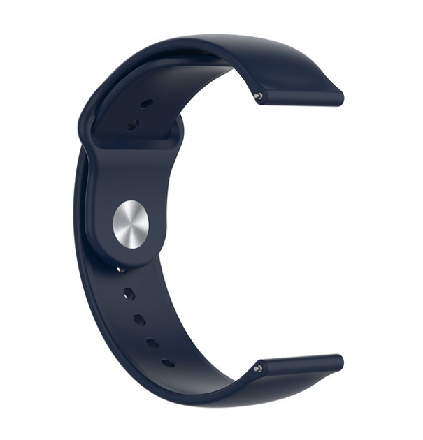 Ремешок CDK для Xiaomi Amazfit Bip U / U Pro | 20mm Silicone Sport Band (011908) (dark blue) - изображение 3