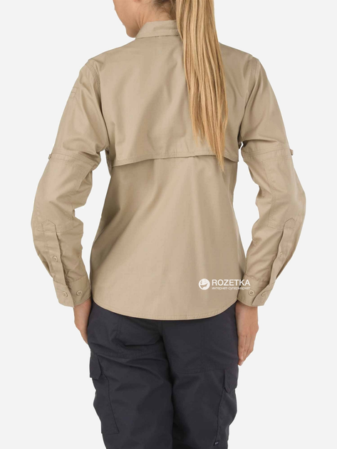 Рубашка тактическая 5.11 Tactical Women’s TaclitePro Long Sleeve Shirt 62070 M TDU Khaki (2000980423651) - изображение 2