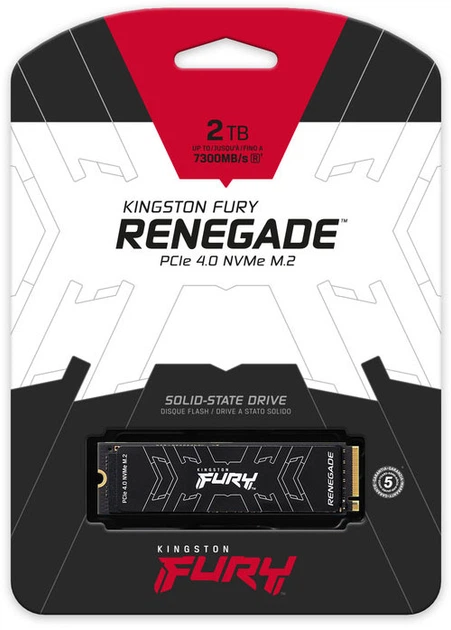 伸*矢様 M.2 NVMe SSD 2TB 2280 SSD диск Kingston FURY Renegade 2TB M.2 2280 NVMe PCIe Gen 4.0 x4