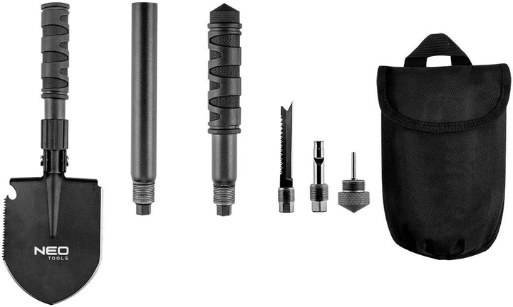 Лопата туристична складна NEO Tools 8в1 (5907558454048) - зображення 3