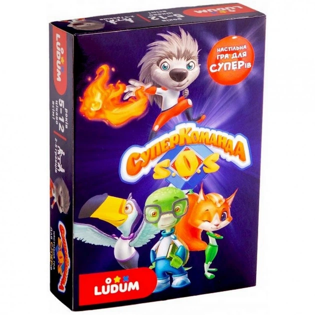 Карточная игра "Суперкоманда" Ludum LS3046-52 украинский язык - изображение 3