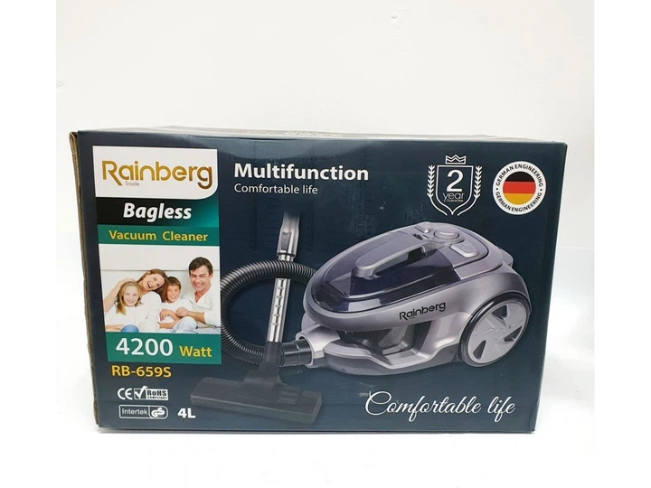 Пылесос Rainberg RB-659S колбовый с регулятором мощности HEPA фильтр 4L - 4200 W - изображение 5