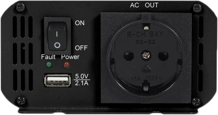 Falownik samochodowy EnerGenie EG-PWC300-01 na 300 W (8716309119429) - obraz 2