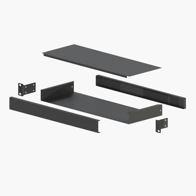 Корпус металевий 1U-160S в стійку Rack 19 дюймів 432х162х44 Professional чорний (MB00082) - Фото 2 Корпус металевий 1U-160S в стійку Rack 19 дюймів 432х162х44 Professional чорний (MB00082) - зображення 2
