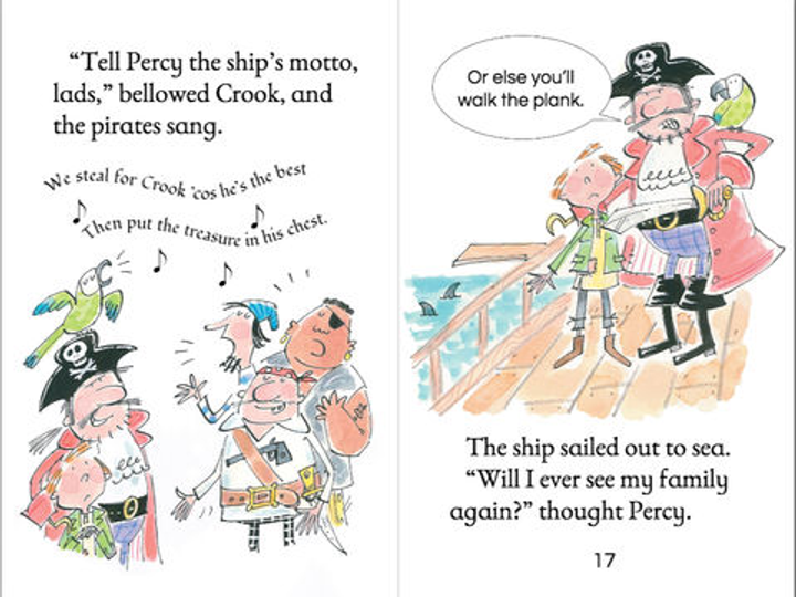 First Words. A Pirate Pete and Princess Polly sticker activity book