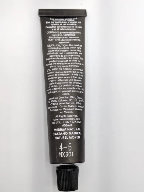 Система маскування сивини American Crew Precision Blend рівень 4-5 40 мл - зображення 5