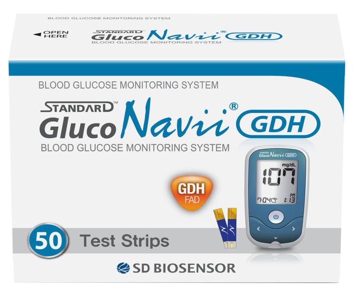 Тест-смужки SD BIOSENSOR GlucoNavii GDH 50 шт. (01GS30) - зображення 1