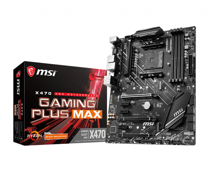 Материнська плата MSI X470 Gaming Plus MAX AM4 DDR4 (X470 GAMING PLUS) Refurbished - Фото 4 Материнська плата MSI X470 Gaming Plus MAX AM4 DDR4 (X470 GAMING PLUS) Refurbished - зображення 4