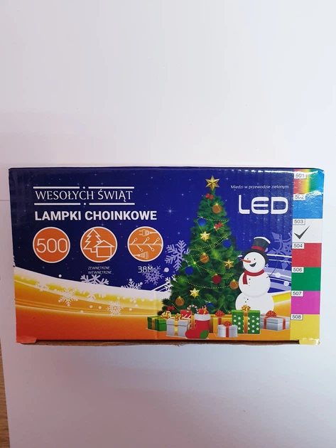 Гірлянда на 500 LED-38 метрів червона - зображення 2