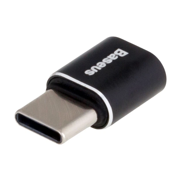 Переходник Baseus Micro to Type-C CAMOTG Цвет Черный, 01 - Фото 1 Переходник Baseus Micro to Type-C CAMOTG Цвет Черный, 01 - изображение 1