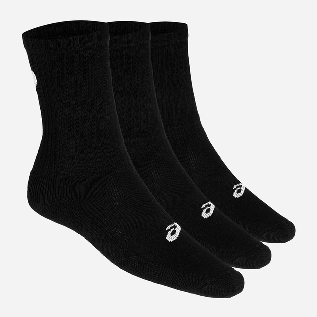Набор носков ASICS Crew Sock 155204-0900 35-38 (I ) 3 пары Черный (8718837138286) - Фото 1 Набор носков ASICS Crew Sock 155204-0900 35-38 (I ) 3 пары Черный (8718837138286) - изображение 1