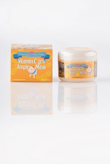 Розігріваюча маска для обличчя з вітаміном С ELIZAVECCA Milky Piggy VitaminC 21% Ample Mask 100 мл (8 809 339 904 117) - Фото 1 Розігріваюча маска для обличчя з вітаміном С ELIZAVECCA Milky Piggy VitaminC 21% Ample Mask 100 мл (8 809 339 904 117) - зображення 1