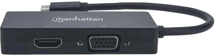 Перехідник-конвертер Manhattan USB 3.1 Type-C - HDMI/DVI-I/VGA 0.1 м (766623152983) - зображення 3