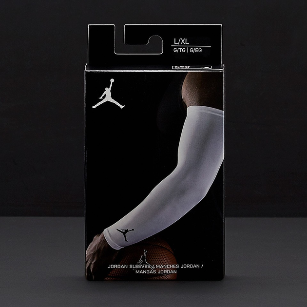 Jordan arm hot sale sleeve white