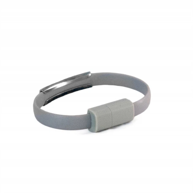 Кабель Type C to USB - браслет, 0.2m Серый KBU1779 Extradigital - изображение 2