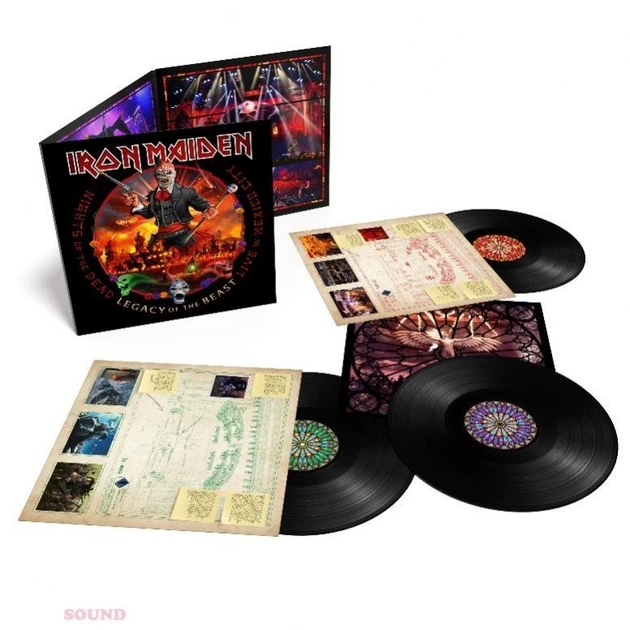 Виниловая пластинка Warner Music Iron Maiden Nights Of The Dead Legacy Of The Beast Live In Mexico City 3LP 0190295204709 - изображение 2