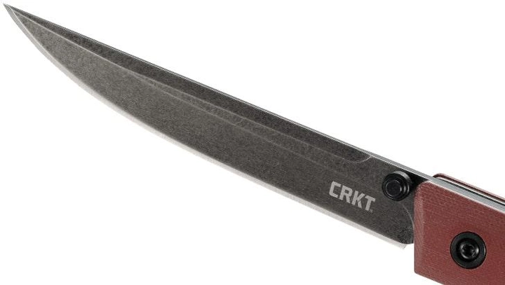 Карманный нож CRKT CEO шпенек Burgundy D2 (7096BKD2) - изображение 2