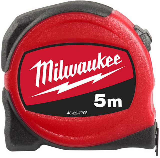 Рулетка метрическая Milwaukee 19 мм 5 м (48227705) – фото, отзывы ...