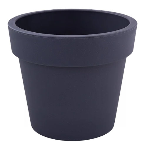 Горшок для цветов Гамма Dark Grey 26 х 22 см (115073) - Фото 1 Горшок для цветов Гамма Dark Grey 26 х 22 см (115073) - изображение 1