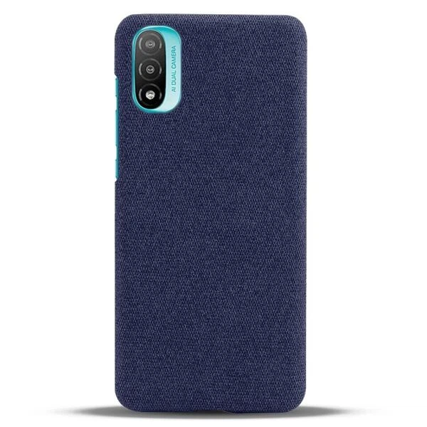 Защитный чехол KSQ Cloth Style для Motorola Moto E20 / E40 - Blue - изображение 2